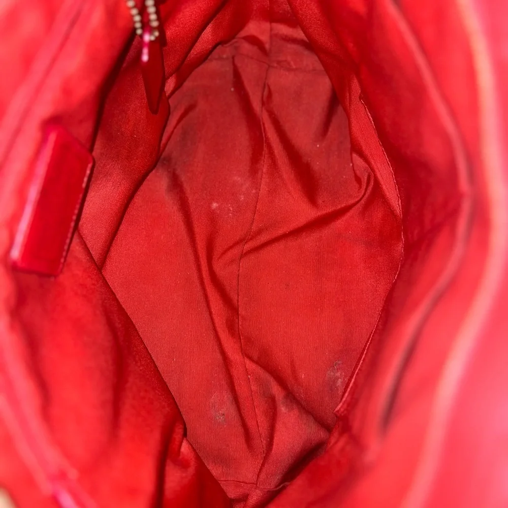Coach #F37785 Vibrant Red Tote Bag